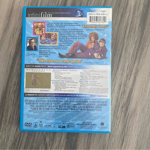 DVD Austin Powers GOLDMEMBER Comedy Widescreen - Picture 2 of 5